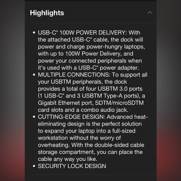 J5create USB-C  Dual HDMI Docking station 10 in 1 - Picture 10 of 12